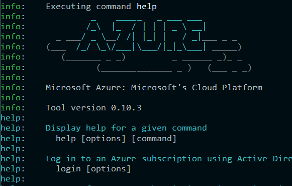 azure cli