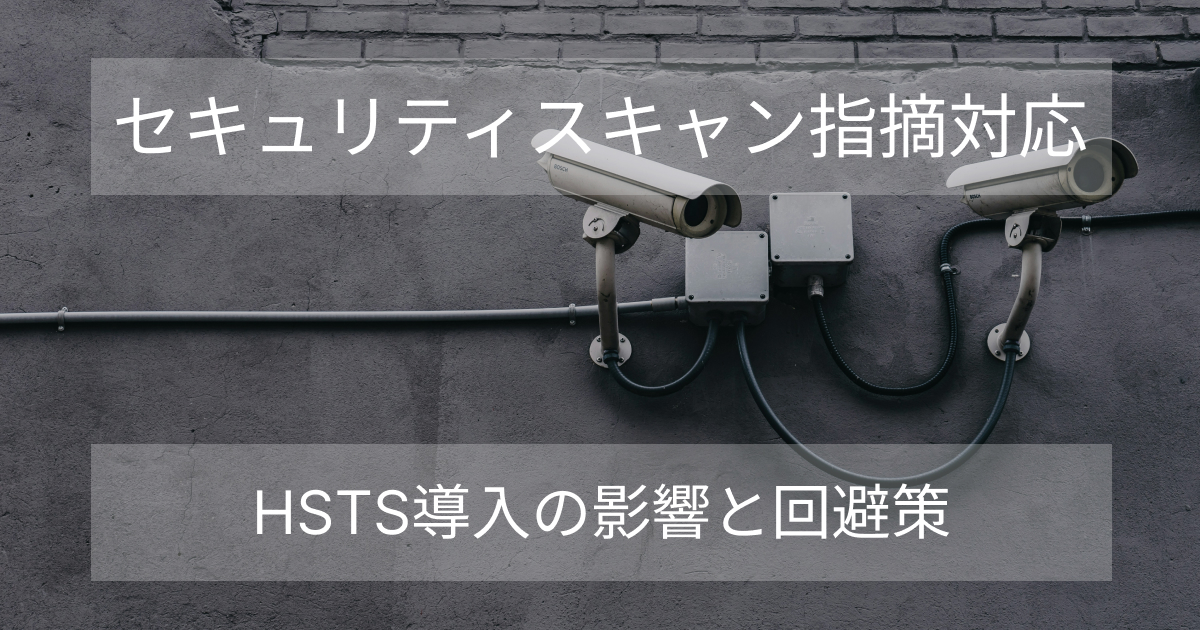 セキュリティスキャン指摘対応 | HSTS導入の影響と回避策 | SIOS Tech Lab